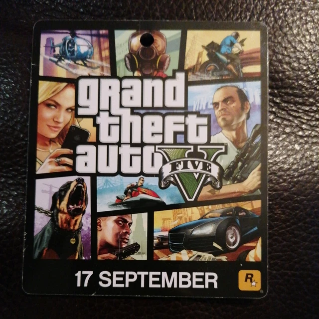 Grand Theft Auto V GTA 5  PROMO PREORDER PRESS ITEM ‼️RARE‼️