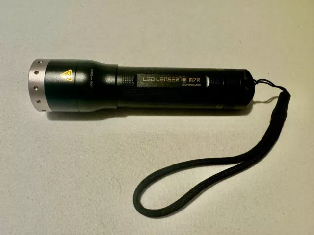 Two Brudder LED LENSER M7R Rechargeable Flashlight