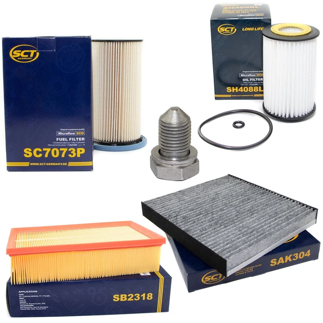 Kit 4 Filtri Per Mercedes Classe B W245 (180 CDI E 200 CDI) - Aria, Olio, Carburante E Abitacolo