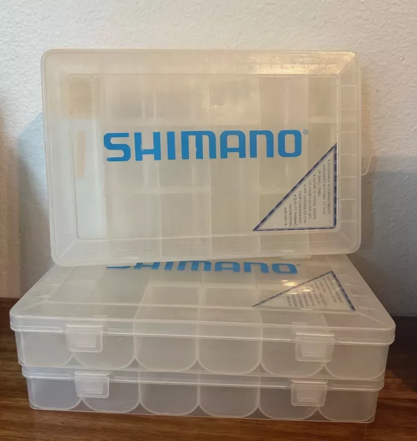SHIMANO STORAGE BOX Shm-37St Jerkbait Fishing Lure Tackle With 10