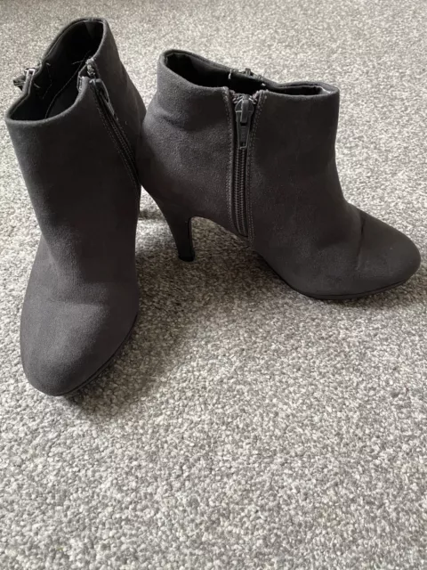 Debenhams grey ankle discount boots