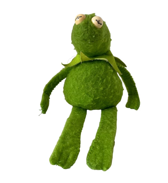 Rare Vntg 1979 Fisher Price Kermit The Frog Beanbag Toy 864 Muppets Jim Henson
