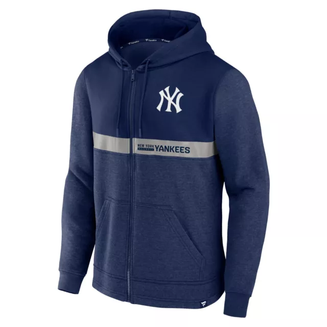 MLB New York Yankees Hoody Iconic Fleece Full Zip Baseball hooded Jacke Pullover 2