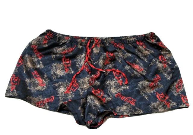 Coca-Cola Brand Ladies Sleep Shorts Adult XL X-Large 100% Polyester Coke Pajamas