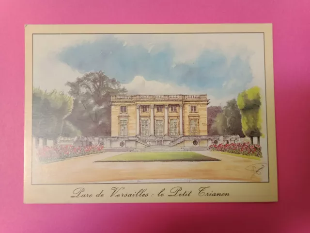 Carte Postale Ancienne - Parc de Versailles, Le Petit Trianon - écrite en 1992