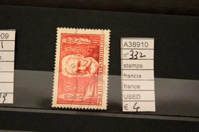 Stamps Francobolli Francia France Used N. 332 (A38910)