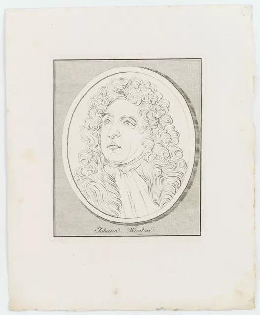 Porträt des Johann Wooton, um 1775, Rad. Klassizismus Porträ Unbekannt (18.Jhd) 2