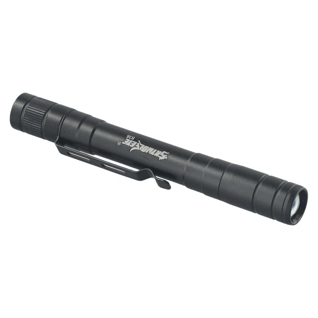 1pc LED Double Léger Source Médical Stylo Pince Randonnée Camping Lampe Torche