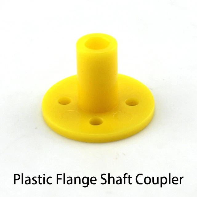 Accoppiatore albero flangia in plastica staffa collare barra connettore giunto di accoppiamento 5 mm