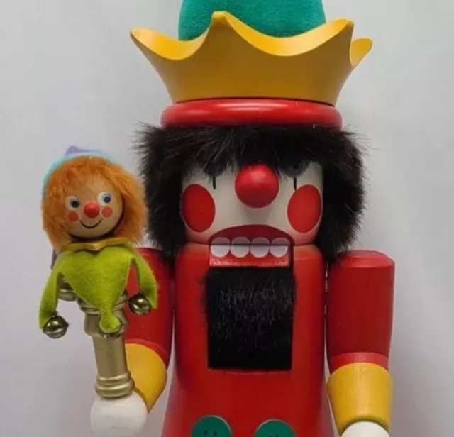 Christian Ulbricht Jester Nutcracker  Made In Germany 19 Inch