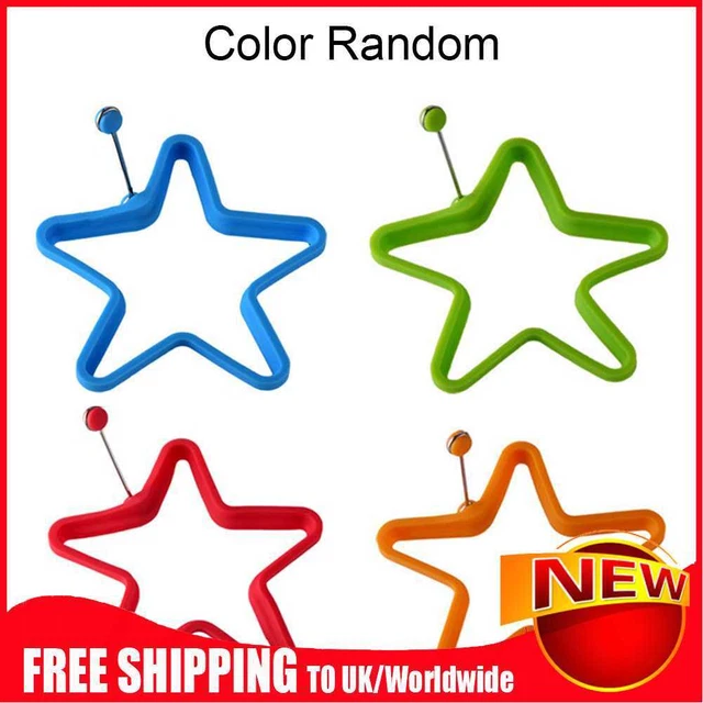 Friggitrice uova silicone resistente al calore colore casuale stampo per gadget da cucina