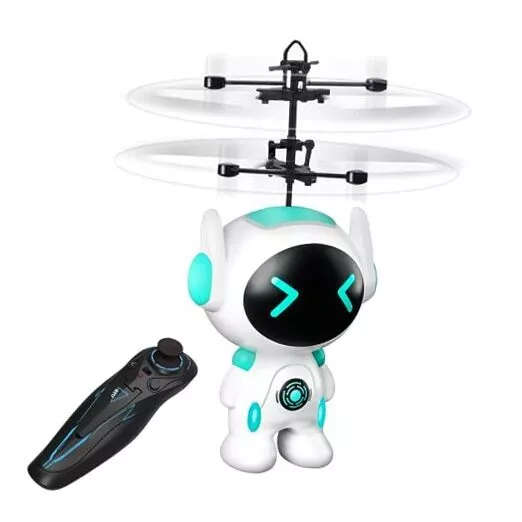 Rc Flying Ball Toys for 6 7 8-12 Years Boys - Mini Drone White Flying Robot