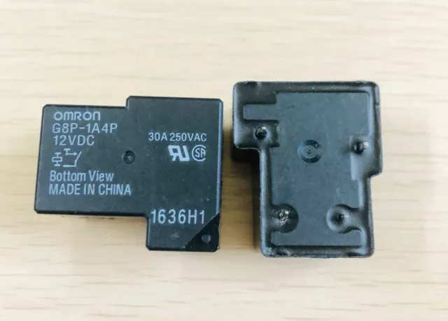 2PCS NEW G8P-1A4P 12VDC Omron Power Relay 30A 250VAC 4 Pins