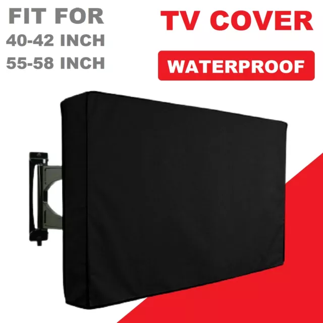 40-58 Inch Dustproof Waterproof TV Cover Outdoor Patio Flat Television Protector