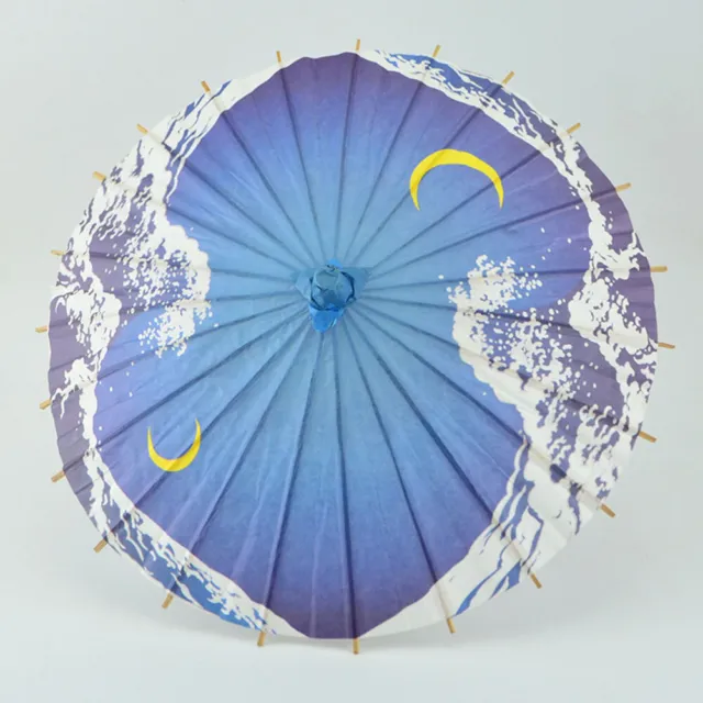 4pcs Japanese Style Paper Umbrella Mini Decorative Umbrella Dancing Prop