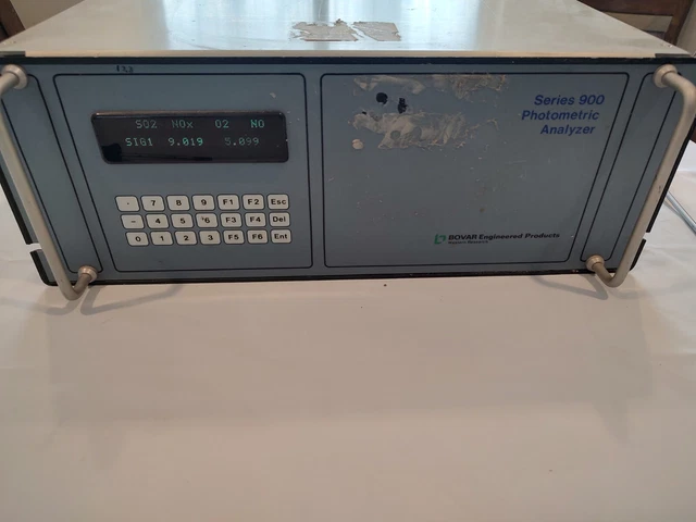 Bovar Engineered products Model 922 SO2 NOx O2 Analyzer