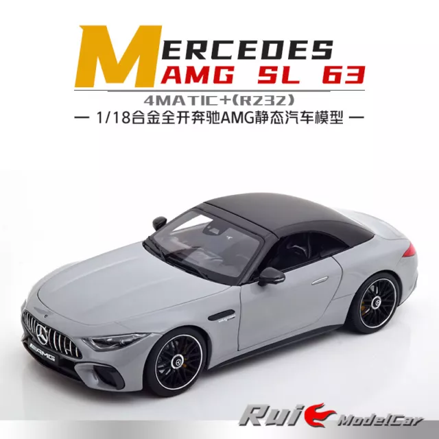ISCALE 1:18 MERCEDES-BENZ AMG SL 63 4Matic+(R232) simulation alloy car  model £165.50 - PicClick UK
