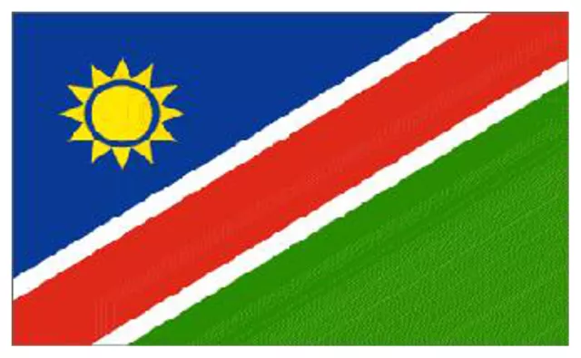 NAMIBIA FLAG 5FT X 3FT      (Another quality product from Klicnow)