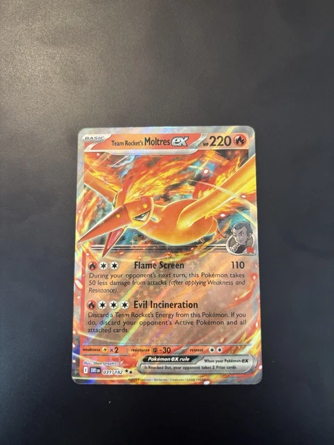 TEAM ROCKETS MOLTRES ex Destined Rivals Pokémon Card £11.11 - PicClick UK