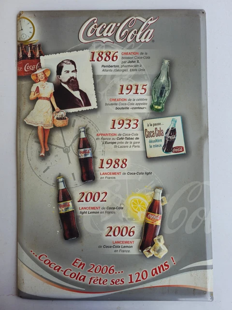 Ancienne Plaque émaillée Coca-Cola & Nestlé – Déco Vintage 60x40cm