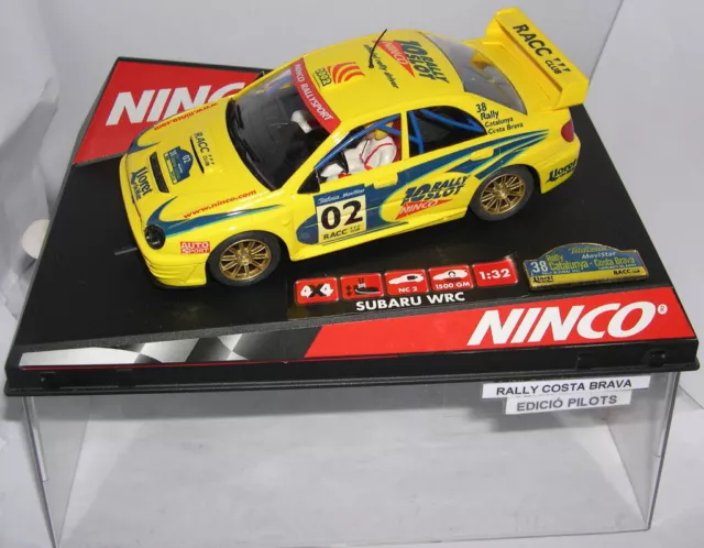 Ninco 50257 Subaru Impreza WRC " Catalunya Costa Brava 2002 " Of.drivers