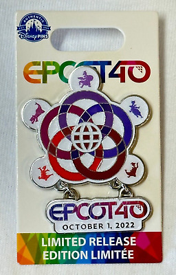 Disney World October 1st 2022 Epcot 40th Anniversary LR Pin Date Day of