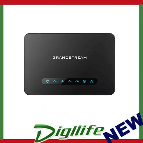 Grandstream HT814 FXS ATA, 4 Port Voip Gateway, Dual GbE Network