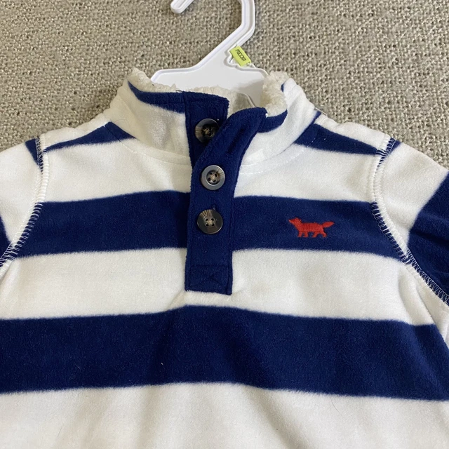 New Carters Infant Baby Boy Warm Long Sleeve Shirt Pants Set Size 3 Months 2