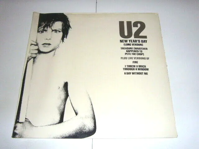 U2 ‎– New Year's Day (Long Version) Vinyl 12" Europe 1989 M/VG+ SEALED