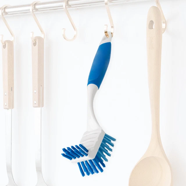 Long Handle Non Scratch Kitchen Brush For Dishes Diffusion Type Multifunctional
