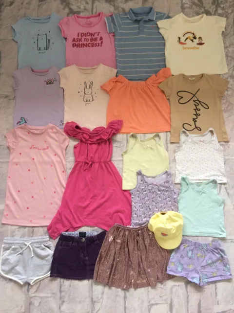 Girls Clothes Bundle 3-4 Years Boden Next RI TU Etc Dress Tops Shorts Skirts