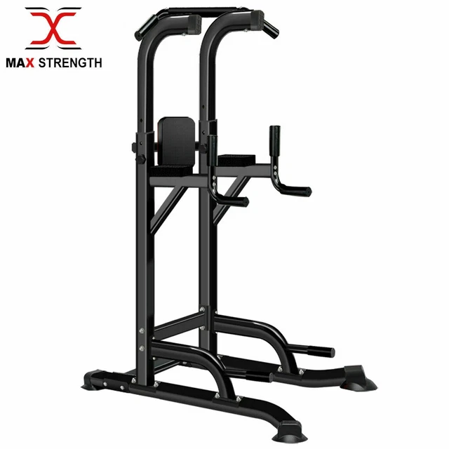 Home Gym Power Tower Dip AB Pull/Chin Up Bar KNEE/LEG Fitness Workout Station