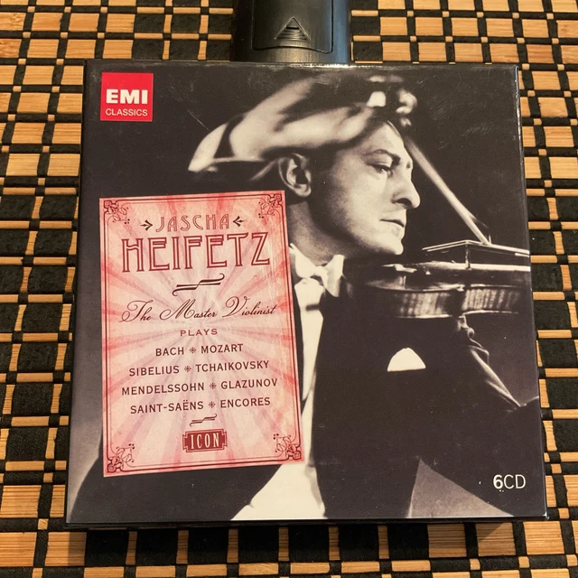 CD JASCHA HEIFETZ Plays Bach Vieuxtemps Gruenberg Cdvs1919