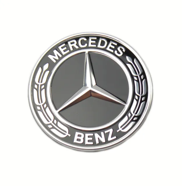 Mercedes-Benz Étoile Emblème Noir Capot W177 Classe A C118 Cla W247 B