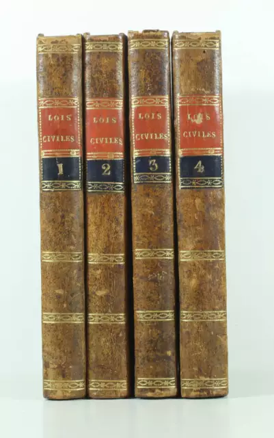Lois civiles (intermédiaires) de 1789 au code civil de 1804 - 4 volumes, 1806
