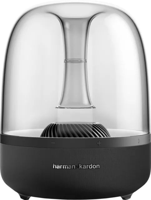 Harman Kardon Aura Studio 3 schwarz Bluetooth Lautsprecher Streaming Rufannahme