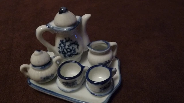 Petit Plateau Déjeuner Gien Pivoine - Assiette Céramique Vintage