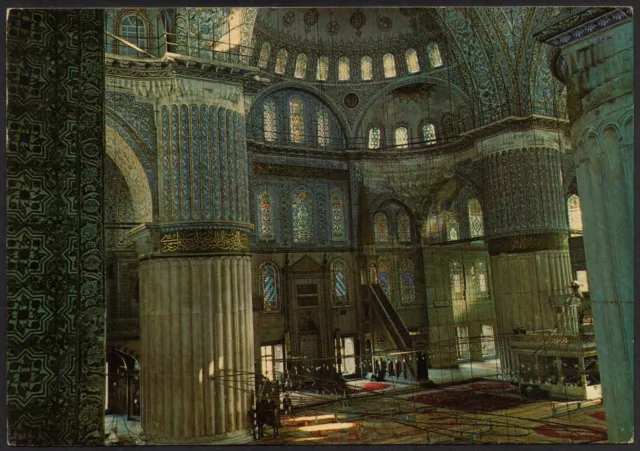 AD4209 Turchia - Istanbul - Interno Moschea - Cartolina postale - Postcard