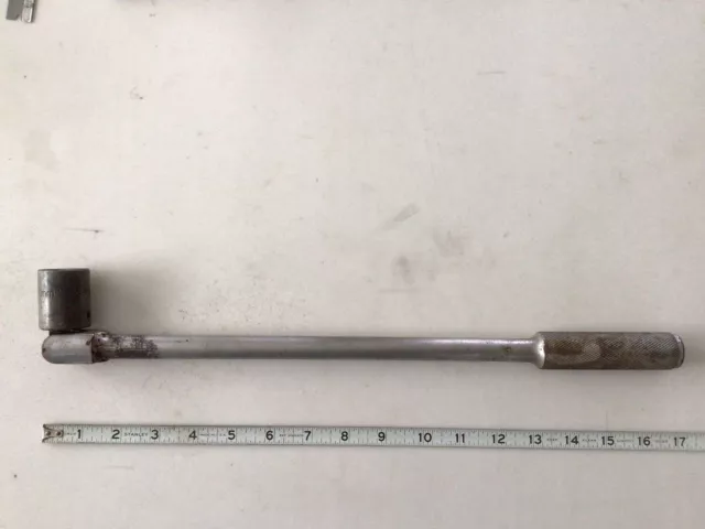 S-K Vintage 41653 17”  Breaker Bar With S-K 34071 Impact Socket