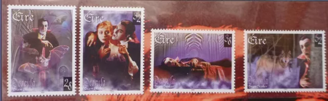 Ireland 1997 Centenary Of Dracula Set 4 Mint Stamps