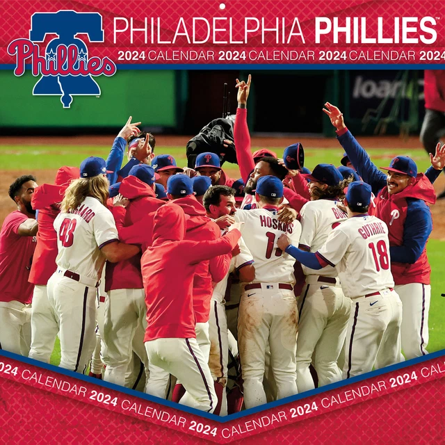 PHILADELPHIA PHILLIES 2024 12'' x 12'' Team Wall Calendar $19.99 - PicClick