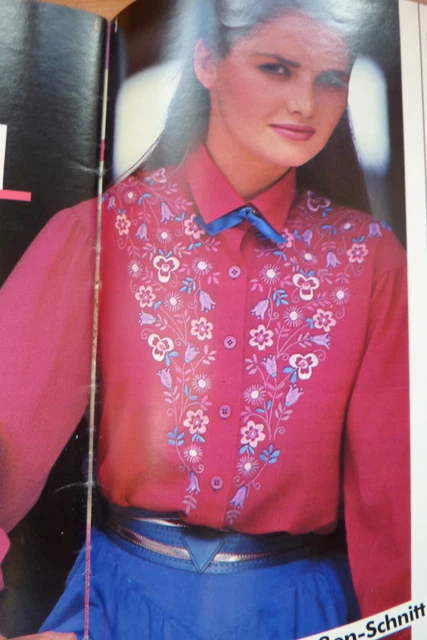VINTAGE:burda: "Anna" Spaß am Handarbeiten August 1983 sticken, stricken, häkeln 11