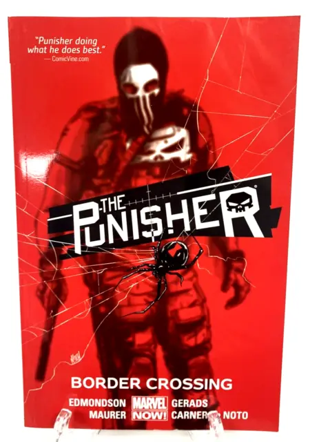 DAMAGED The Punisher Vol. 2 Border Crossing TPB Marvel Comics
