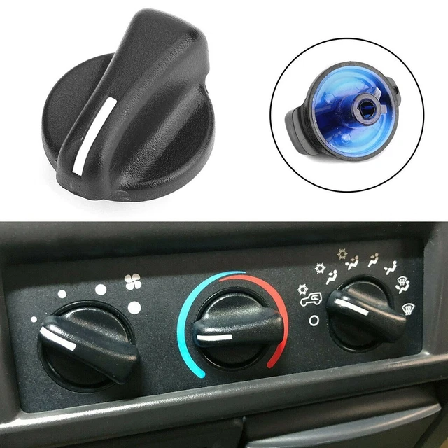 3PCS Accessoires Contrôle Boutons Vitesse Ventilateur Radiateur A/C Légère
