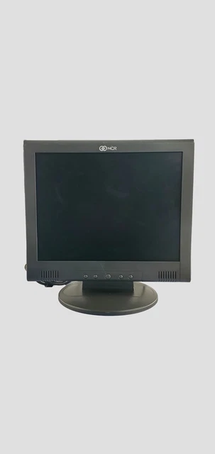 NCR RealPOS 5942-7100-9090 15" POS LCD Display Monitor Retail