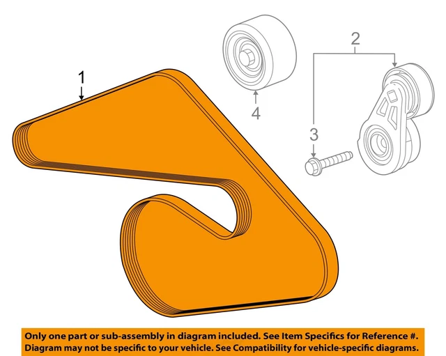 GM OEMSERPENTINE BELT 12677093 31.65 PicClick