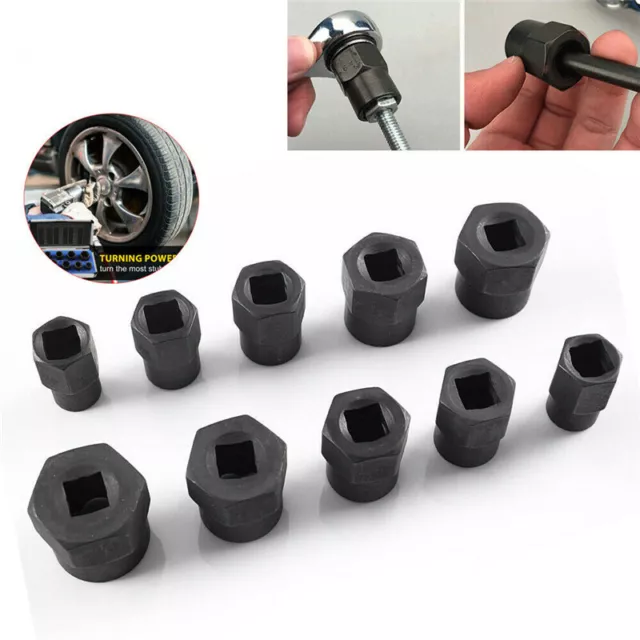 10Pcs Damaged Nut Bolt Remover Stud Extractor Socket Set Broken Screw Removal