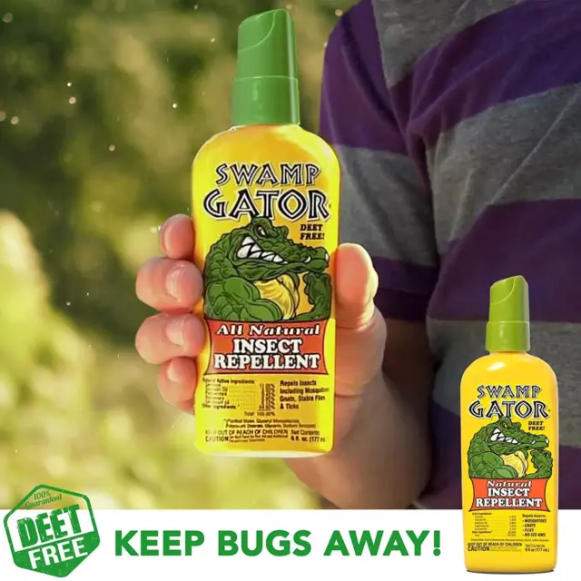 Harris Swamp Gator Mosquito Insect Repellent Deet Free Spray