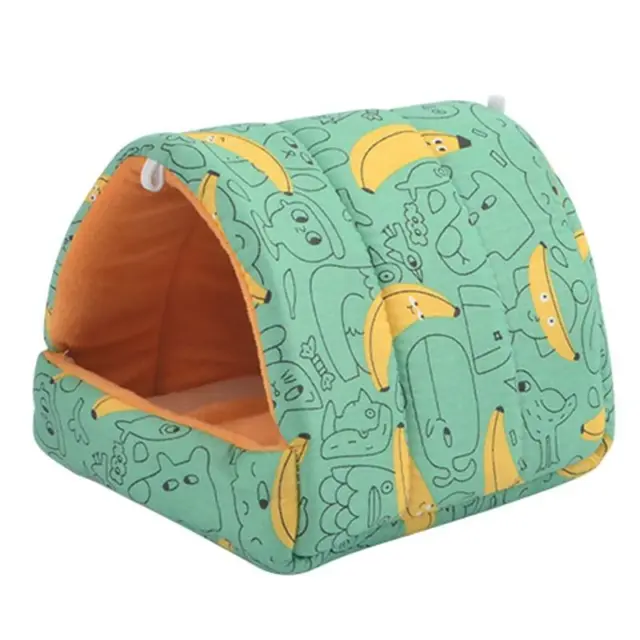 Guinea Pig Cute Bed Hamster Nest Hedgehog Hideout Small Animals Warm House