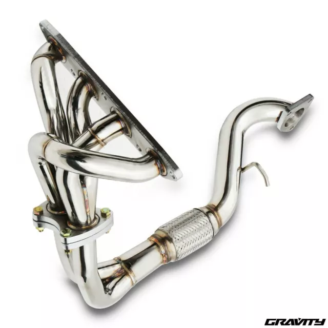 Stainless Race Sport Exhaust Manifold & Downpipe For Rover Mg Mgf 1.8 Vvc 95-00